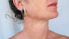 Natural Montana Agate Earrings. Designer Sterling Silver Posts. Handmade Earrings. 3816