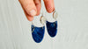 Sodalite and Silver Earrings. Sterling Silver. 2492