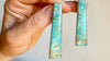 Blue Sea Sediment Jasper Post Earrings in Sterling Silver I Handmade Designer Jewelry I One-of-a-Kind 2168