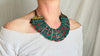 Antique Turquoise Necklace. Multi Strand. 1023