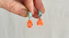 Turquoise & Shell Earrings. Spiny Oyster Shell. 0900