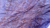 Purple Gauze Om Shawl, Wrap, Scarf. Lightweight Spiritual Accessory from India.