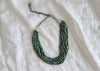 Multi-Strand Howlite Necklace. Sterling Silver. 1388
