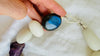 Ammonite & White Jade Necklace with Labradorite and Fluorite. Medicine Necklace.