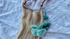 Large Agave Woven Bag With Leather Strap And Tassel! Hand-spun & Woven. Chiapas, Mexico