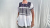 Hand-Embroidered Aguacatenango Blouse. Chiffon.