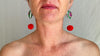 Alebrije Heart and Pompom Earrings. Sterling Silver. Atelier Aadya. 0617