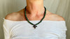 Guatemalita and Berber Silver Necklace. Jadeite. 2021