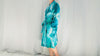 Cotton Velvet Tie Dyed Robe. Luxe Robe. 100% Cotton. One size.