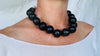 Barro Negro & Silver Necklace. Oaxacan Black Clay. Sterling Silver.