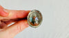Oversized Faceted Prasiolite Cocktail Ring | Handmade Adjustable Sterling Silver | Unique Gemstone Jewelry. 4188