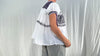 Hand-Embroidered Aguacatenango Blouse. Chiffon.