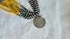 Kuchi Coin Necklace. Multistrand Beaded Jewelry. 4301