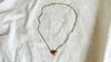 Gold Amulet & Green Sapphire Beaded Necklace. 20kt. 2074