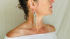 Natural Turquoise Earrings. Santo Domingo. Kewa Pueblo. Native American. 4025