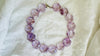 Faceted Amethyst Necklace. Hand-Cut Star Beads. Sterling Silver Clasp. Gift for Her.