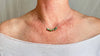 Turquoise Necklace. Fine Sterling Silver Chain. 0995