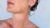 Sonora Sunrise Silver Post Earrings. Rare Chrysocolla Cuprite. Sterling One-of-a-Kind. 137