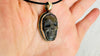 Labradorite Skull Pendant Necklace. Nepalese. 2284