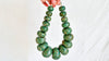 Mayan Guatemalita Jade Graduated Choker Necklace. Guatemalan. 0554