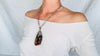 Amber & Sterling Pendant on a Silver Chain. 2876