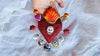 Mexican Heart and Skull Decor. Oaxaca, Mexico. Calaveras y Corazon.