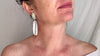 Turquoise & Silver Drop Earrings. Sterling Silver. 1329