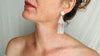 Silver Hmong Dangle Earrings with Bells. Sterling Silver Handmade in Thailand. 0113
