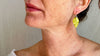 Serpentine Flower Earrings. Sterling Silver. 2250