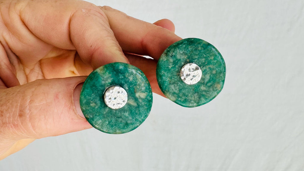 Guatemalita Earrings. Sterling Silver Posts. 2309