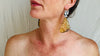 Amber & Bird Earrings. Sterling Silver. 2368