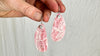 Rhodochrosite Earrings. Kewa Pueblo. Santo Domingo Pueblo. 2036
