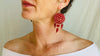 Carved Gourd Earrings. Sterling Silver. Oaxaca, Mexico. 0344