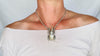 Beetle Pendant Necklace. Handmade Sterling Silver Chain. Atelier Aadya. 2879