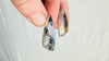 Faceted Dendritic Agate Earrings. Designer Sterling Silver Posts. Handmade Earrings. 4086