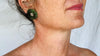 Canadian Jade Earrings. Jade & Sterling Silver. 4044