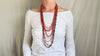Vintage Bonda Necklace. Multistrand Beaded. Odisha India.
