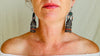 Vintage Uzbek Earrings. Jhumkas with Pearl and Coral. Handmade Sterling Silver Jewelry. 0547