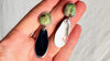 Chrysocolla & Silver Drop Earrings. Sterling Silver. Atelier Aadya. 1313