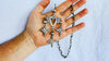 Yalalag Cross Pendant Necklace. Sterling Silver Handcrafted Jewelry. 4398