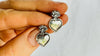 Taxco Silver Sacred Heart Earrings. Sterling Silver. Mexico. Frida Kahlo. HE1