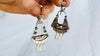 Mazahua Love Bird Earrings. Sterling Silver. Oaxaca, Mexico. Frida Kahlo. BI1