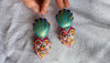 Alebrije Heart Earrings. Sterling Silver. Atelier Aadya. 2881.