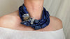 Lapis Multi-Strand Necklace.
