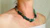 Ancient Roman Glass Necklace. Handmade Designer Jewelry.