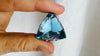 Oversized Faceted Aquamarine Cocktail Ring | Handmade Adjustable Sterling Silver | AAA Stone 3022