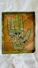 Antique Indian Palm Reading Painting on Canvas