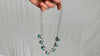 Silver & Turquoise Flowers Necklace. Taxco. Stunning! 0487