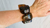 Amber Beaded Bracelet. Chunky. IN COMPLIANCE with Etsy Regulations.