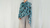 Silk Shibori Shawl, Wrap, Scarf. Pastel Colors. Kutch.